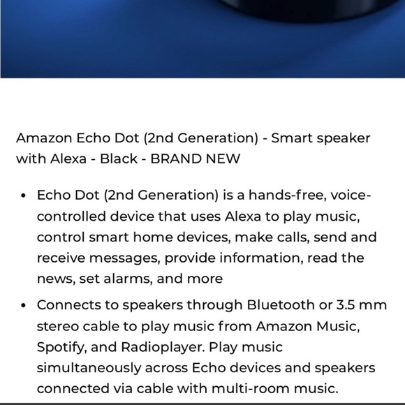 Amazon dot - Picture 2 of 2